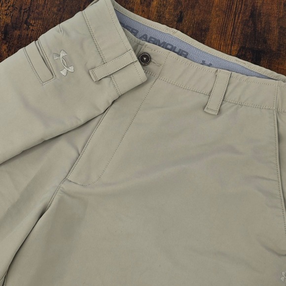 Under Armour Other - Under Armour Match Play Golf Shorts Mens 40‎ Tan HeatGear Loose Fit 11" Inseam